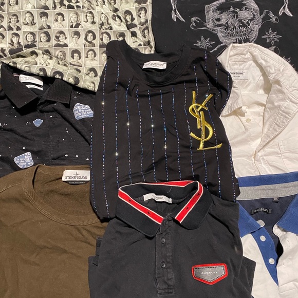 Lot of 8 Designer Clothing Items - Stone Island, Givenchy, Yves Saint Laurent - Picture 10 of 10